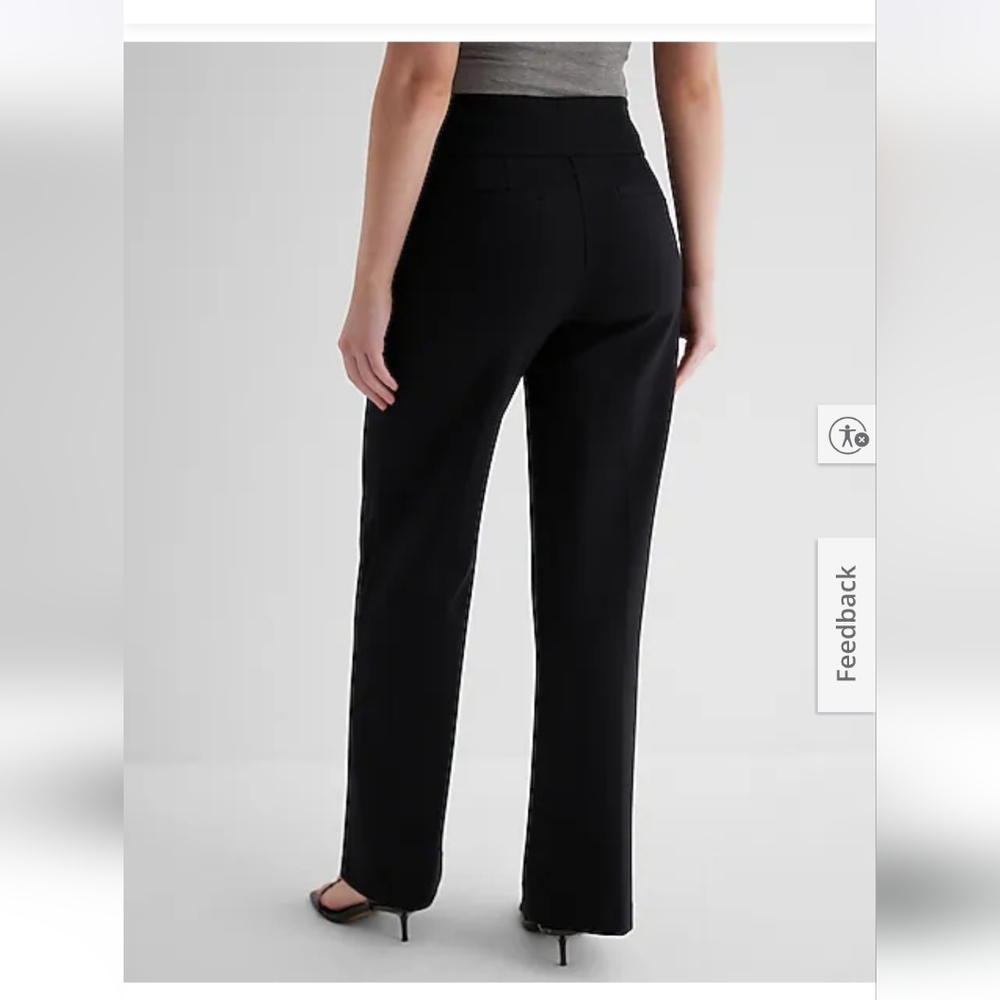 Express Columnist Trouser High Rise - Picture 3 of 8